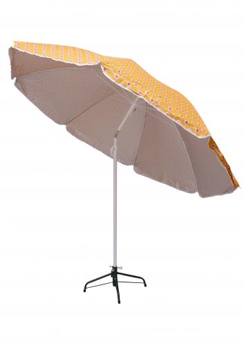 Зонт пляжный фольгированный (200см) 6 расцветок 12шт/упак ZHU-200 (расцветка 4) - фото 9